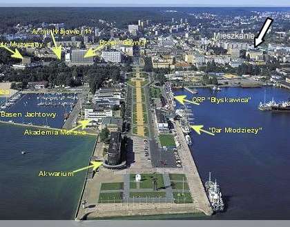 Gdynia Noclegi, Gdynia Kwatery- centrum, 200 m od morza